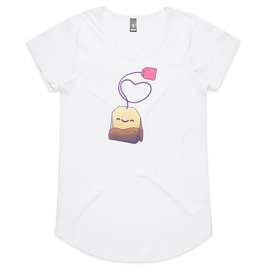 Footloose & Fancy Tea - Women's Scoop Tee- Cool Graphic T-Shirts- Retro T-Shirts - Nostalgia Threads