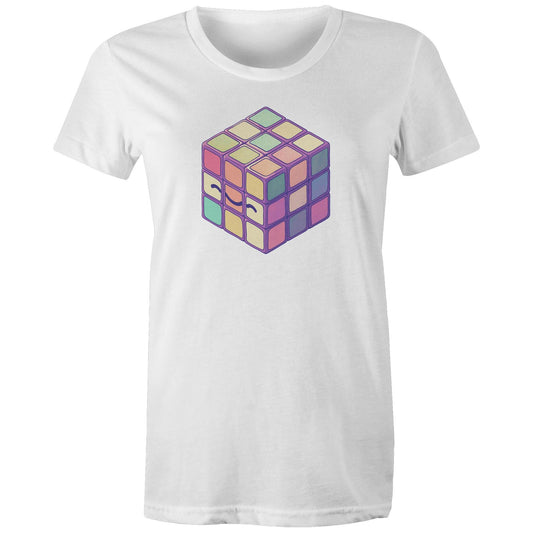 The Shaped Crusader - Women's Organic Tee- Cool Graphic T-Shirts- Retro T-Shirts - Nostalgia Threads