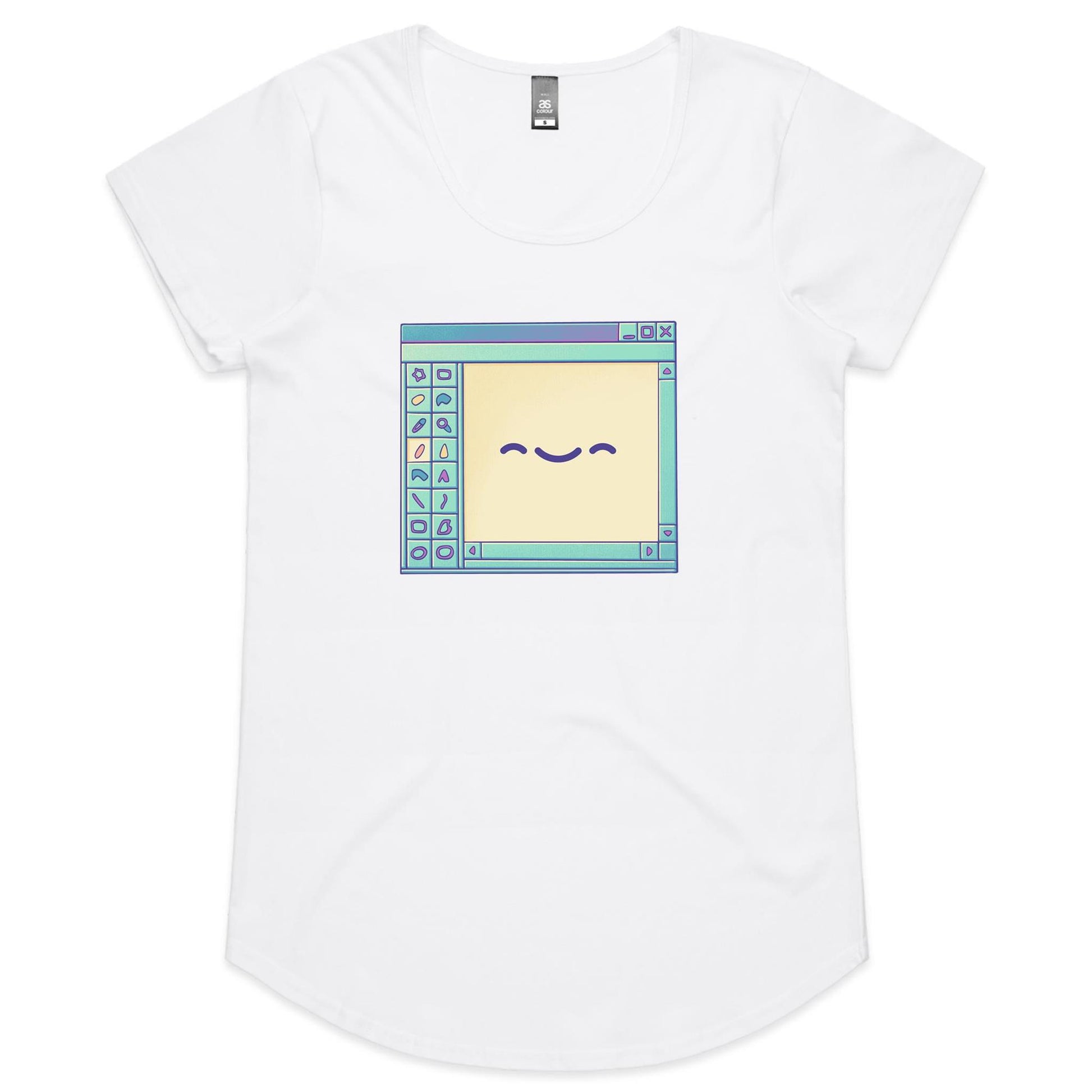Don't go Breaking my Art - Women's Scoop Tee- Cool Graphic T-Shirts- Retro T-Shirts - Nostalgia Threads