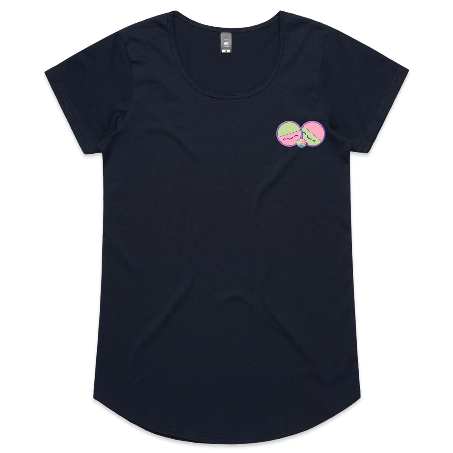 update alt-text with template Joined at the Grip - Women's Scoop Tee- Cool Graphic T-Shirts- Retro T-Shirts - Nostalgia Threads