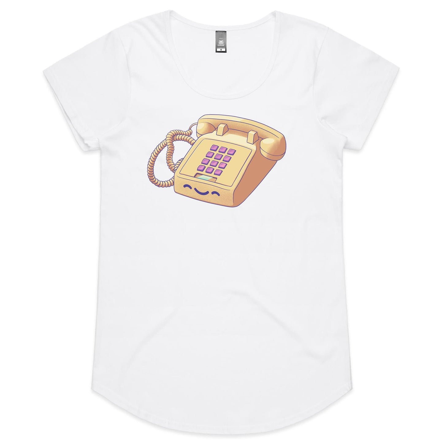 Ringing Home the Bacon - Womens Scoop Tee- Cool Graphic T-Shirts- Retro T-Shirts - Nostalgia Threads