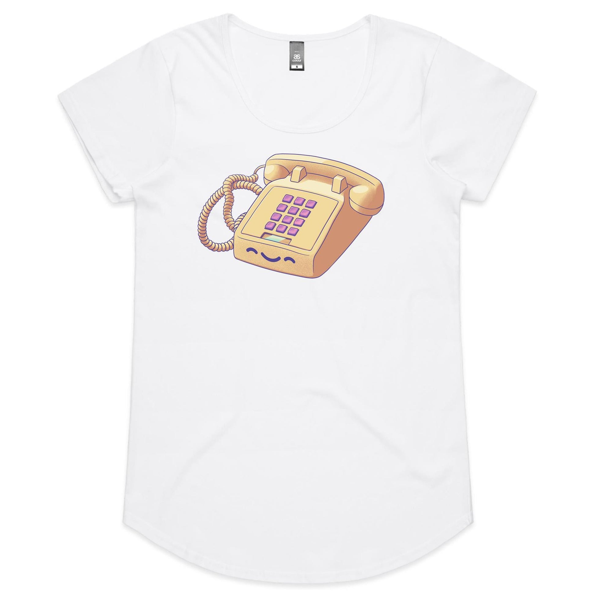 Ringing Home the Bacon - Womens Scoop Tee- Cool Graphic T-Shirts- Retro T-Shirts - Nostalgia Threads