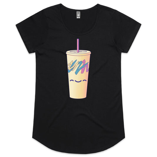 Running Cup That Hill - Women's Scoop Tee- Cool Graphic T-Shirts- Retro T-Shirts - Nostalgia Threads