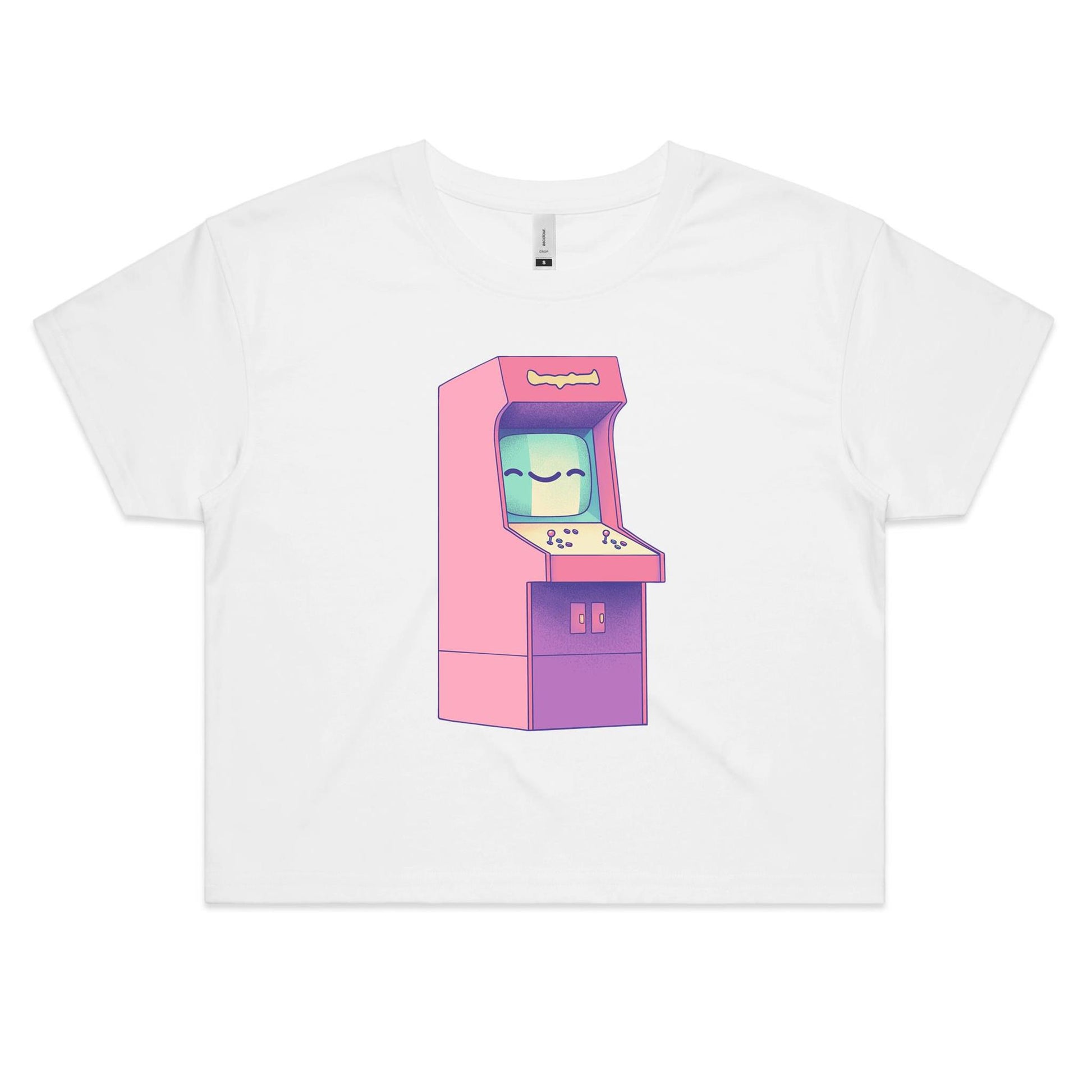 Room for Amusement - Women's Crop Tee- Cool Graphic T-Shirts- Retro T-Shirts - Nostalgia Threads