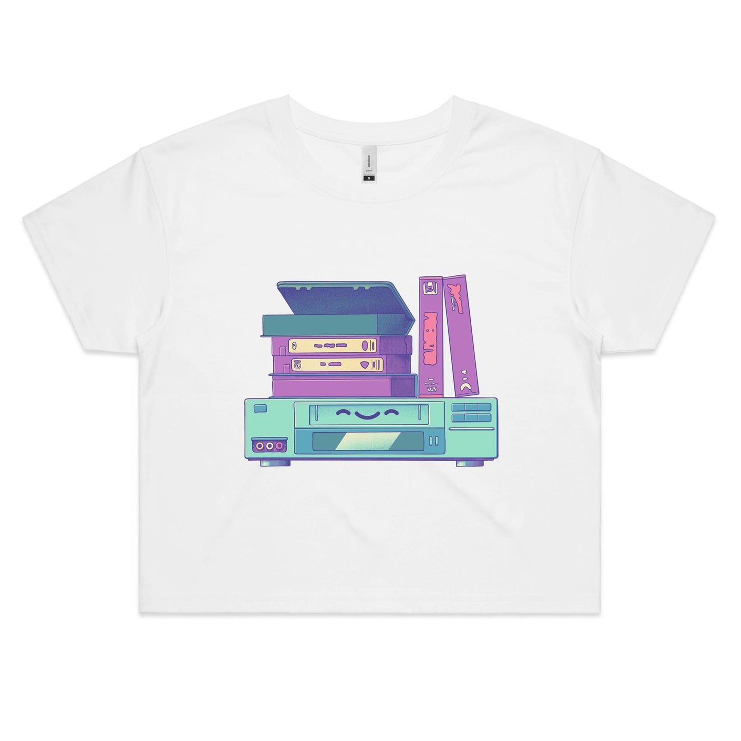 Get a Movie On - Women's Crop Tee