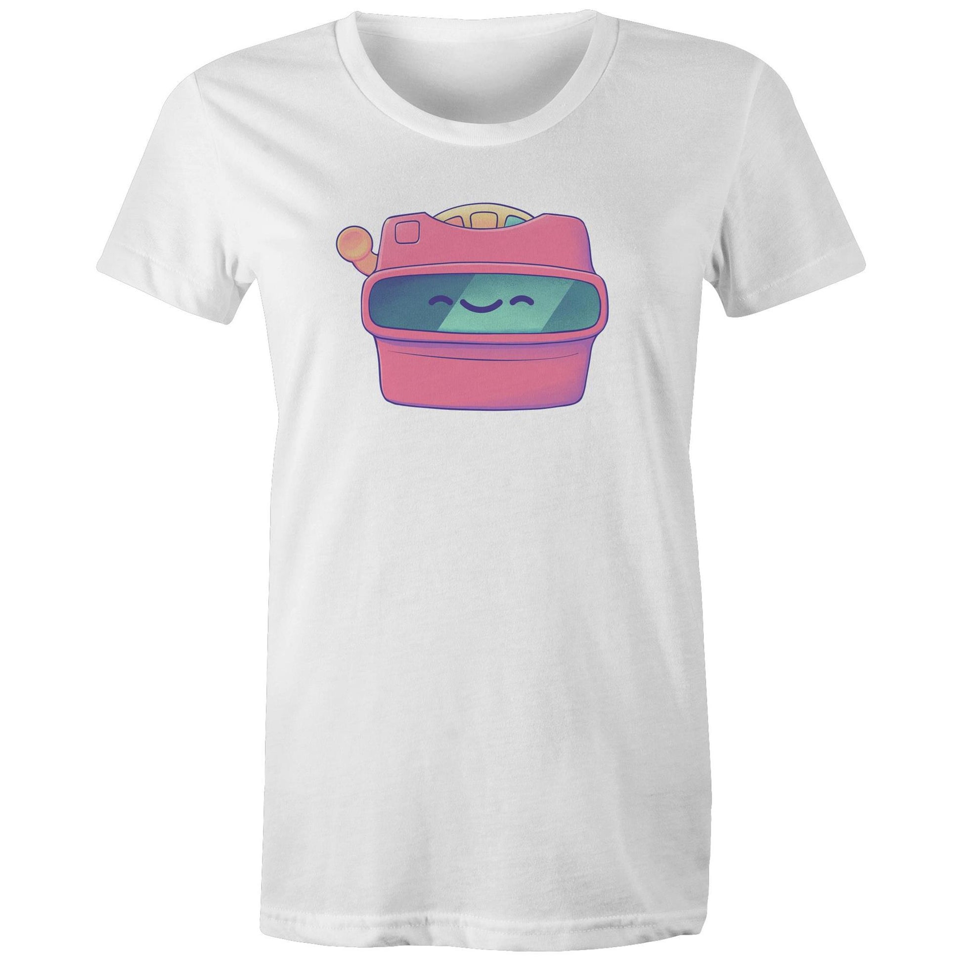 In the Click of Time - Women's Organic Tee- Cool Graphic T-Shirts- Retro T-Shirts - Nostalgia Threads