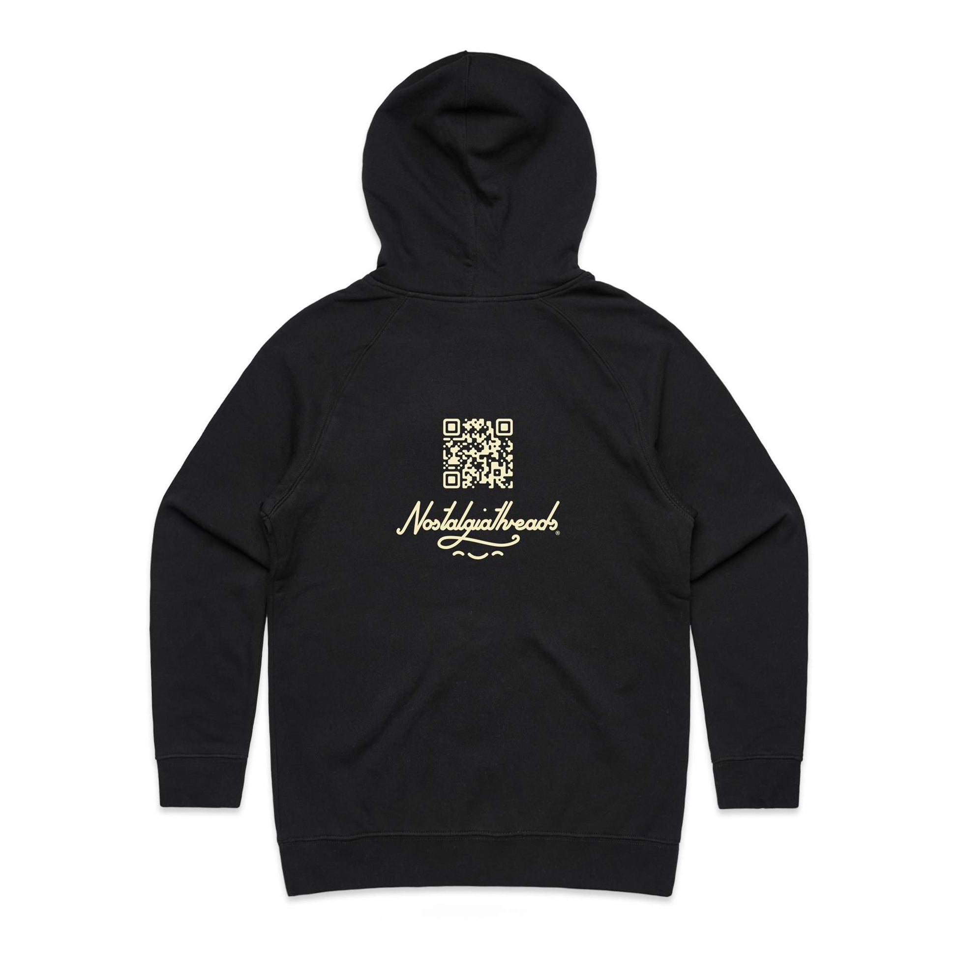 Calm before the Corn - Women's Hoodie (+QR)- Cool Graphic T-Shirts- Retro T-Shirts - Nostalgia Threads