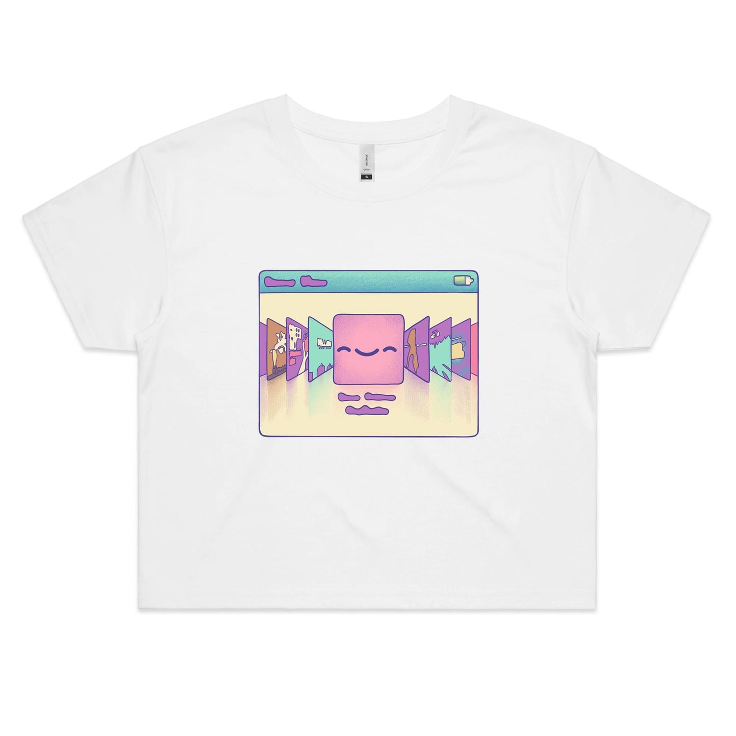 Face the Music - Women's Crop Tee