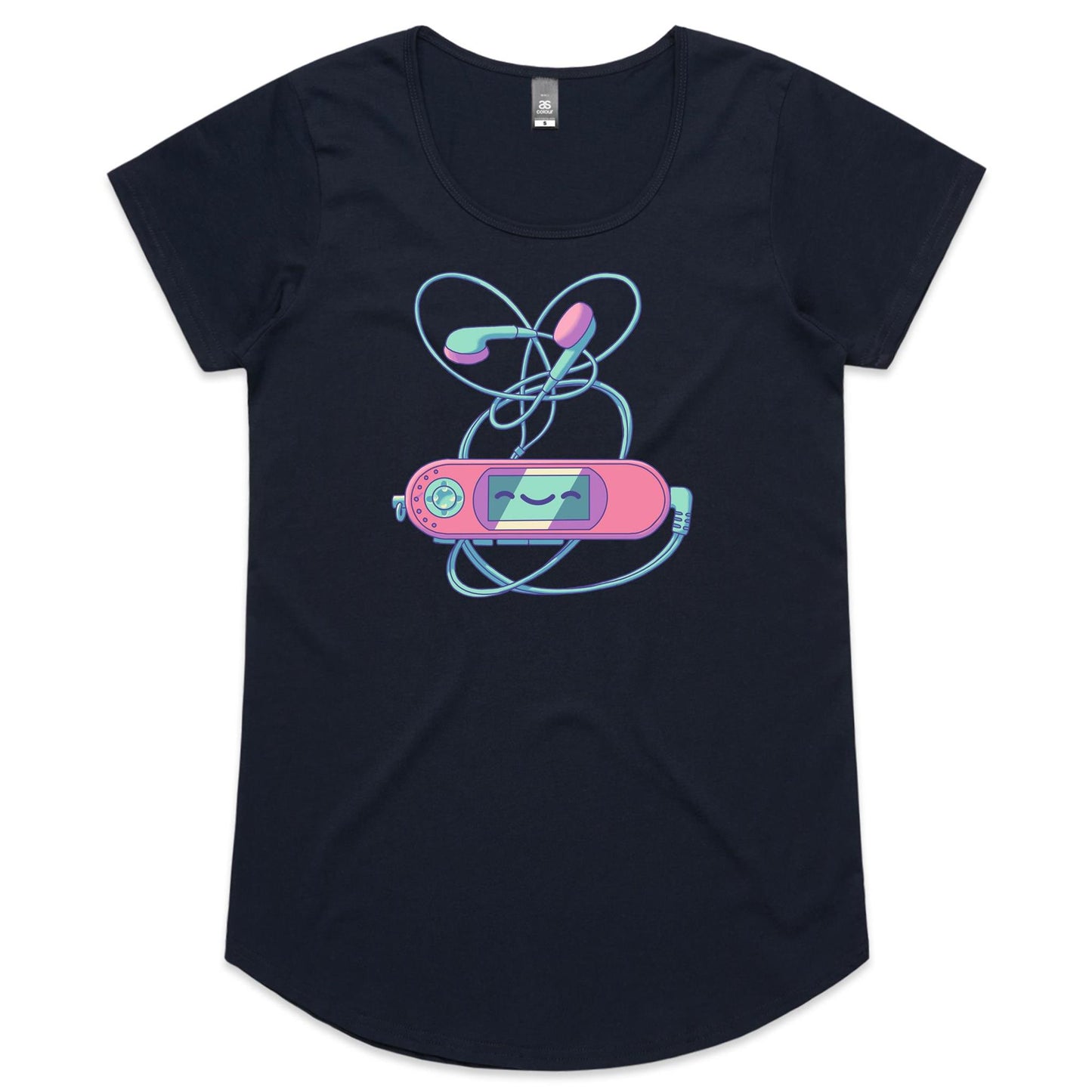 Mp3 & Easy - Women's Scoop Tee