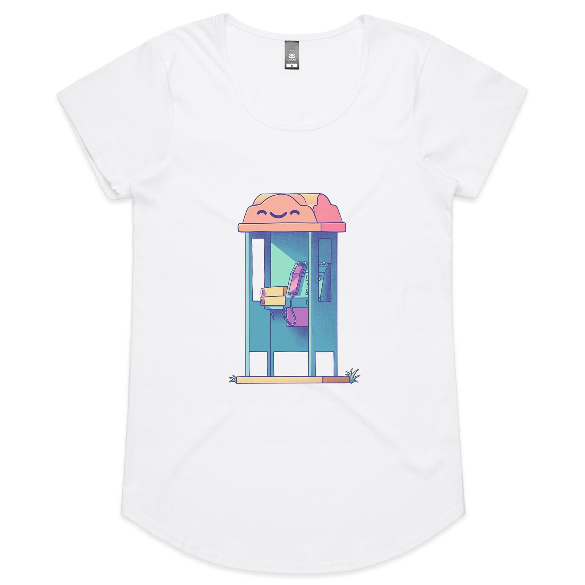 The Twilight Phone - Women's Scoop Tee- Cool Graphic T-Shirts- Retro T-Shirts - Nostalgia Threads