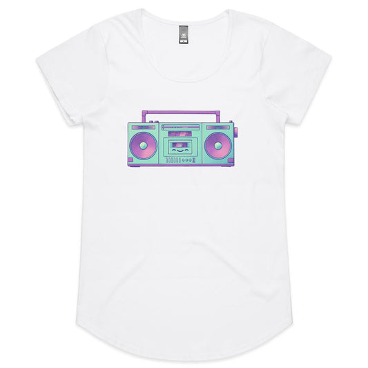 Orlando Boom - Women's Scoop Tee- Cool Graphic T-Shirts- Retro T-Shirts - Nostalgia Threads
