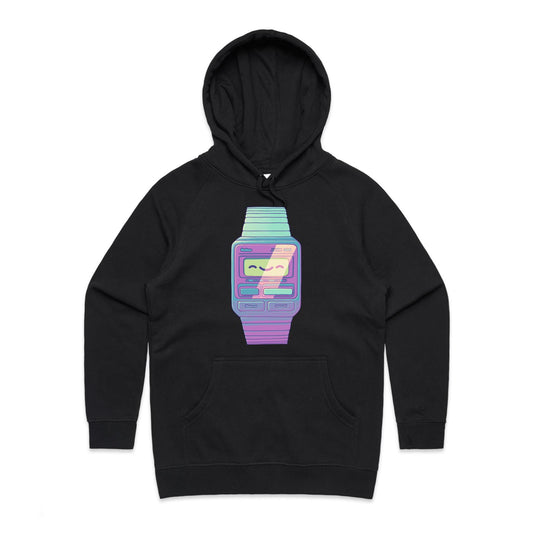 Optimus Time - Women's Hoodie- Cool Graphic T-Shirts- Retro T-Shirts - Nostalgia Threads