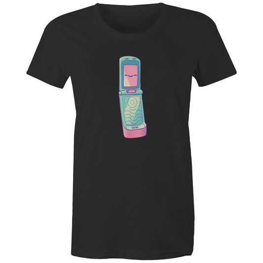 Stiff Upper Flip - Women's Organic Tee- Cool Graphic T-Shirts- Retro T-Shirts - Nostalgia Threads