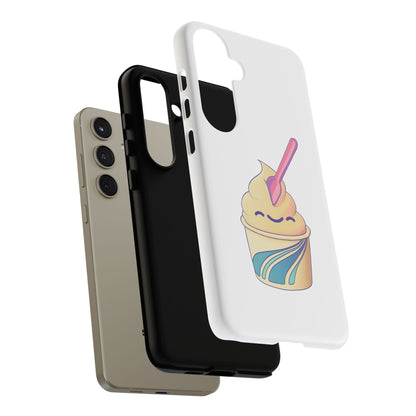Cute Ice Cream Phone Case, Soft Serve Cup Cover, Fun Gift for Ice Cream Lovers, Summer Vibe Accessory, Adorable Cell Phone Protection