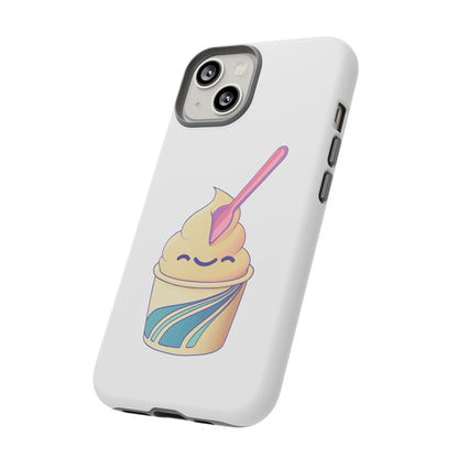 Cute Ice Cream Phone Case, Soft Serve Cup Cover, Fun Gift for Ice Cream Lovers, Summer Vibe Accessory, Adorable Cell Phone Protection