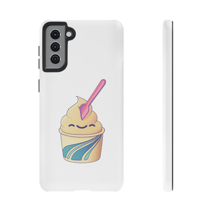 Cute Ice Cream Phone Case, Soft Serve Cup Cover, Fun Gift for Ice Cream Lovers, Summer Vibe Accessory, Adorable Cell Phone Protection