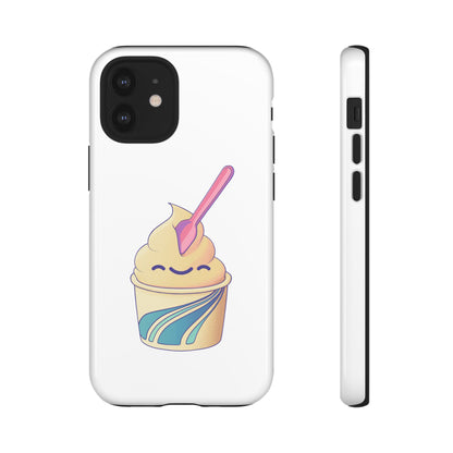 Cute Ice Cream Phone Case, Soft Serve Cup Cover, Fun Gift for Ice Cream Lovers, Summer Vibe Accessory, Adorable Cell Phone Protection