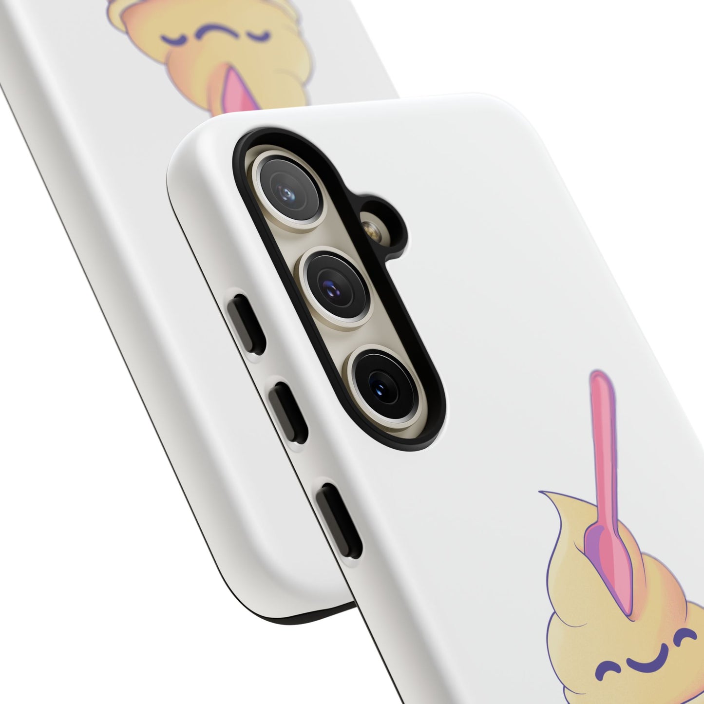 Cute Ice Cream Phone Case, Soft Serve Cup Cover, Fun Gift for Ice Cream Lovers, Summer Vibe Accessory, Adorable Cell Phone Protection