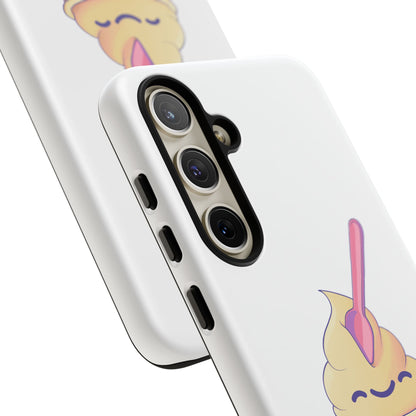Cute Ice Cream Phone Case, Soft Serve Cup Cover, Fun Gift for Ice Cream Lovers, Summer Vibe Accessory, Adorable Cell Phone Protection
