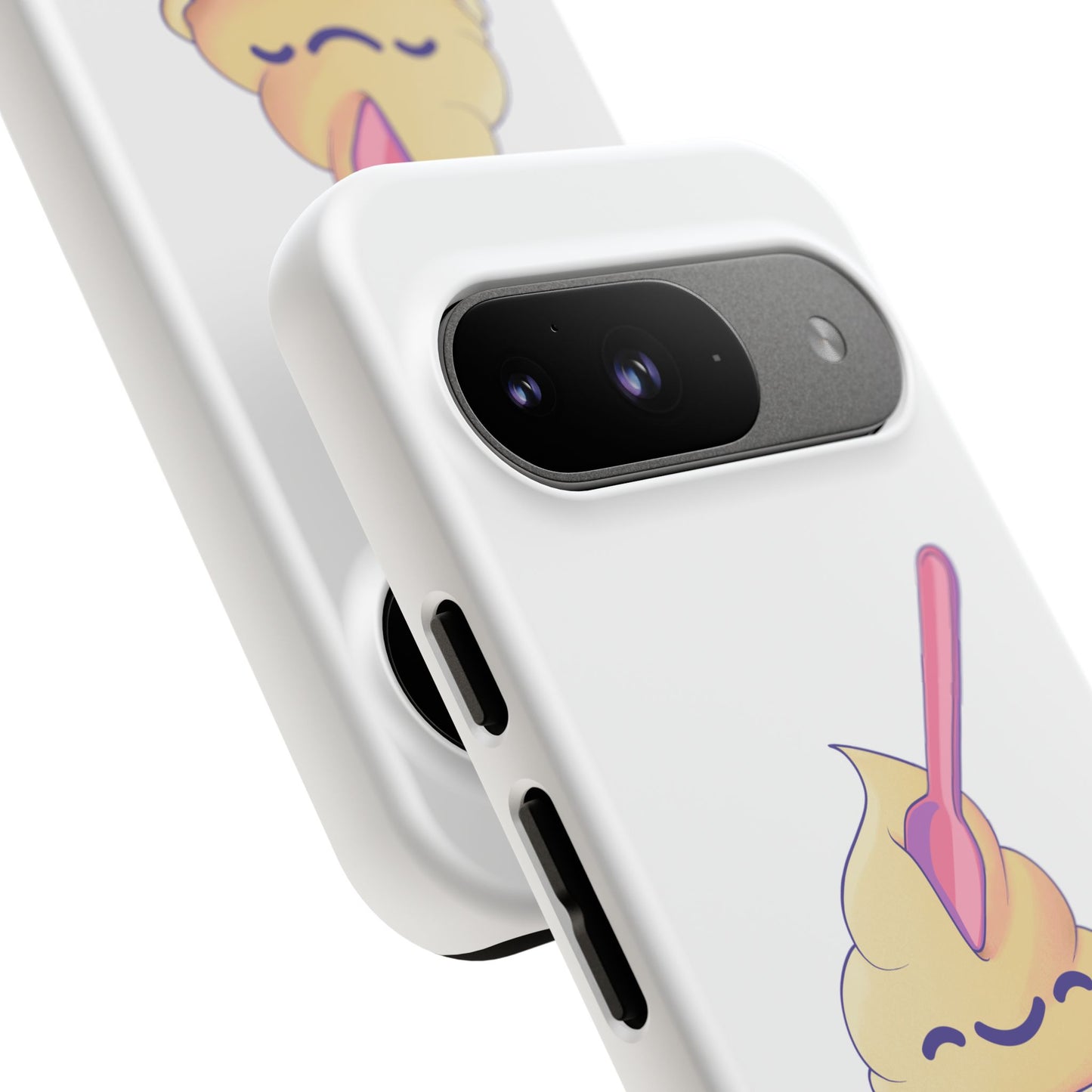 Cute Ice Cream Phone Case, Soft Serve Cup Cover, Fun Gift for Ice Cream Lovers, Summer Vibe Accessory, Adorable Cell Phone Protection