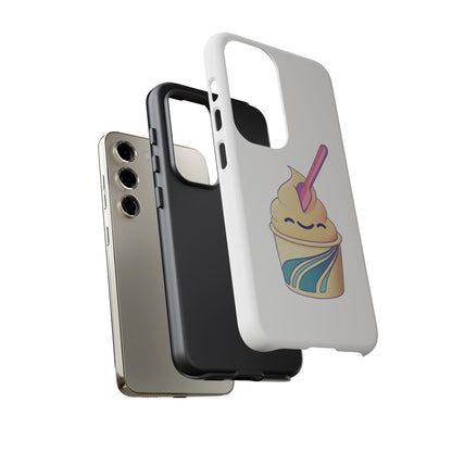 Cute Ice Cream Phone Case, Soft Serve Cup Cover, Fun Gift for Ice Cream Lovers, Summer Vibe Accessory, Adorable Cell Phone Protection