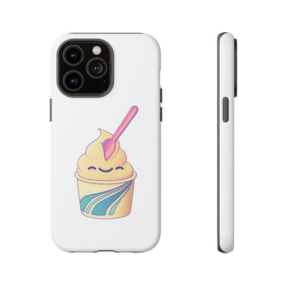 Cute Ice Cream Phone Case, Soft Serve Cup Cover, Fun Gift for Ice Cream Lovers, Summer Vibe Accessory, Adorable Cell Phone Protection