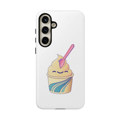 Cute Ice Cream Phone Case, Soft Serve Cup Cover, Fun Gift for Ice Cream Lovers, Summer Vibe Accessory, Adorable Cell Phone Protection