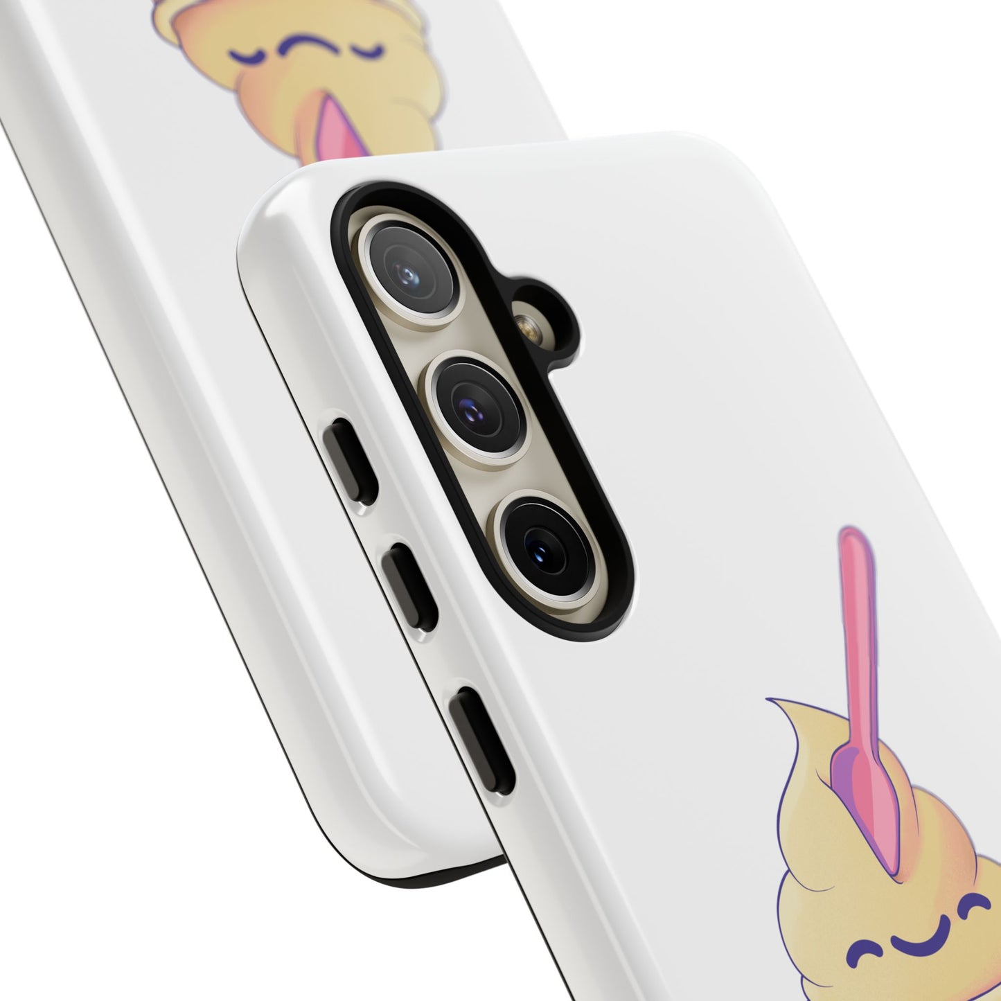 Cute Ice Cream Phone Case, Soft Serve Cup Cover, Fun Gift for Ice Cream Lovers, Summer Vibe Accessory, Adorable Cell Phone Protection
