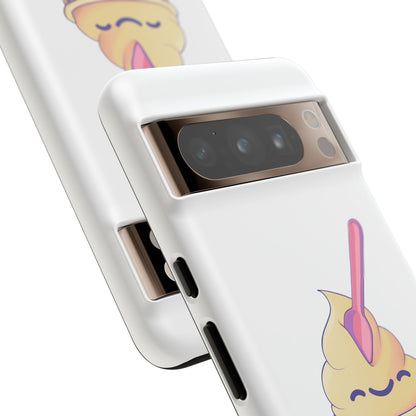 Cute Ice Cream Phone Case, Soft Serve Cup Cover, Fun Gift for Ice Cream Lovers, Summer Vibe Accessory, Adorable Cell Phone Protection