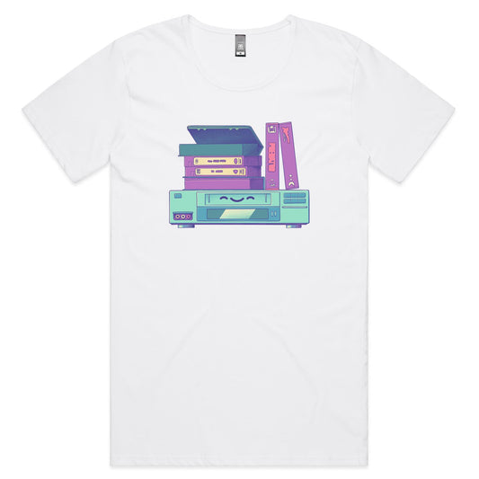 Get a Movie On - Men's Scoop Tee- Cool Graphic T-Shirts- Retro T-Shirts - Nostalgia Threads