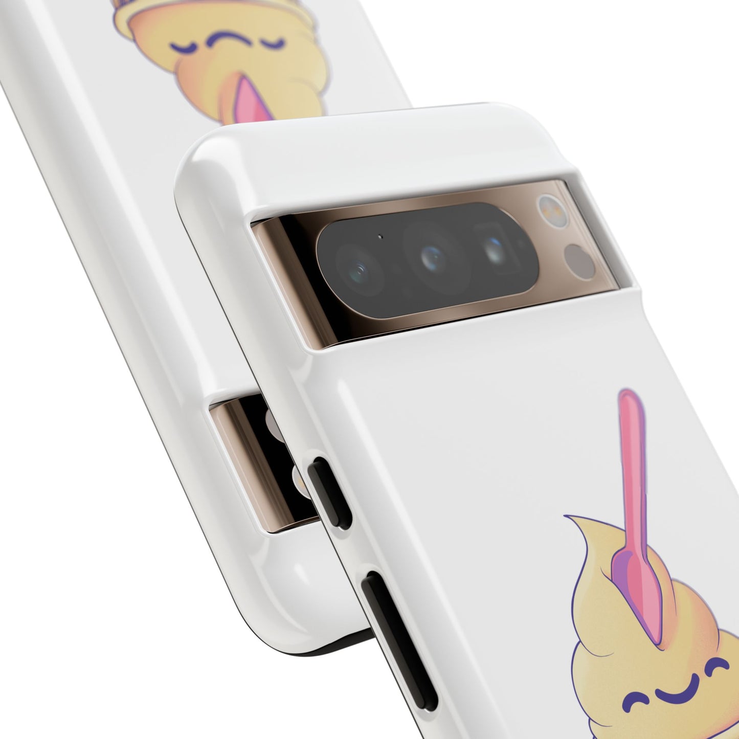 Cute Ice Cream Phone Case, Soft Serve Cup Cover, Fun Gift for Ice Cream Lovers, Summer Vibe Accessory, Adorable Cell Phone Protection
