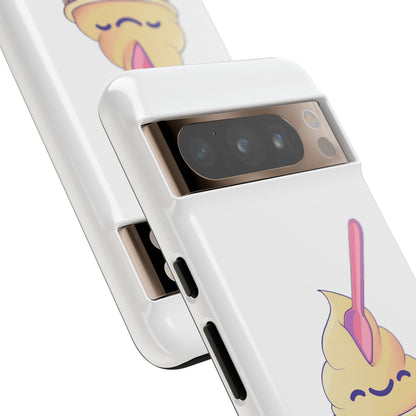 Cute Ice Cream Phone Case, Soft Serve Cup Cover, Fun Gift for Ice Cream Lovers, Summer Vibe Accessory, Adorable Cell Phone Protection