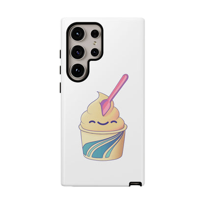Cute Ice Cream Phone Case, Soft Serve Cup Cover, Fun Gift for Ice Cream Lovers, Summer Vibe Accessory, Adorable Cell Phone Protection