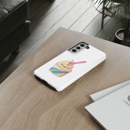 Cute Ice Cream Phone Case, Soft Serve Cup Cover, Fun Gift for Ice Cream Lovers, Summer Vibe Accessory, Adorable Cell Phone Protection