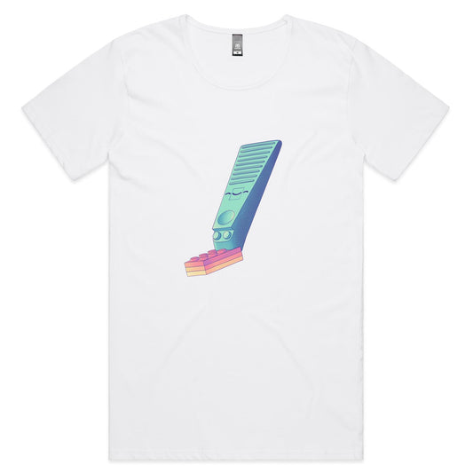 Easy Brickings - Men's Scoop Tee- Cool Graphic T-Shirts- Retro T-Shirts - Nostalgia Threads