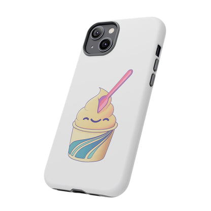 Cute Ice Cream Phone Case, Soft Serve Cup Cover, Fun Gift for Ice Cream Lovers, Summer Vibe Accessory, Adorable Cell Phone Protection