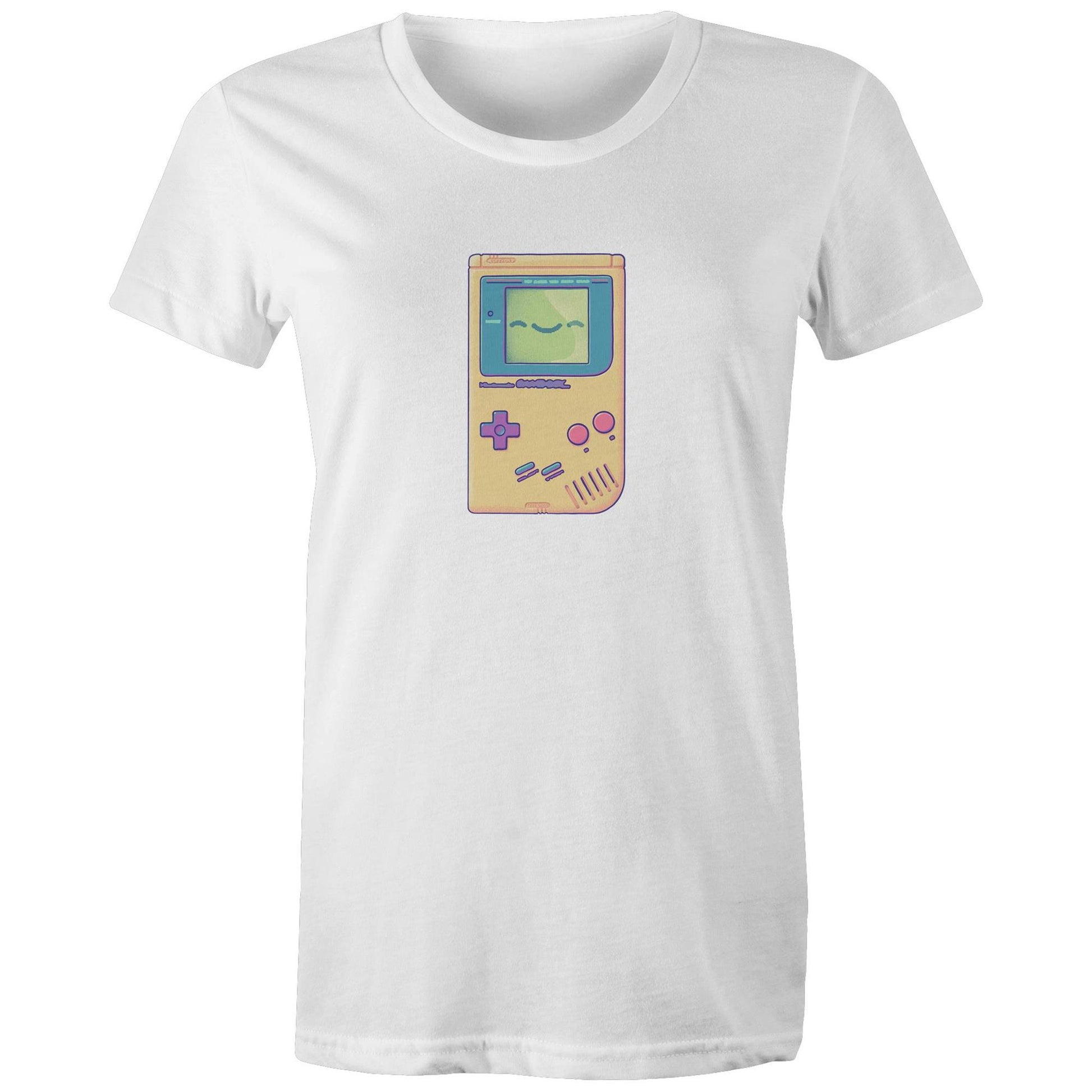 update alt-text with template Glad you Game - Women's Tee- Cool Graphic T-Shirts- Retro T-Shirts - Nostalgia Threads