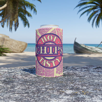 Stubby Cooler - Iconic Hot Chip Bucket Design