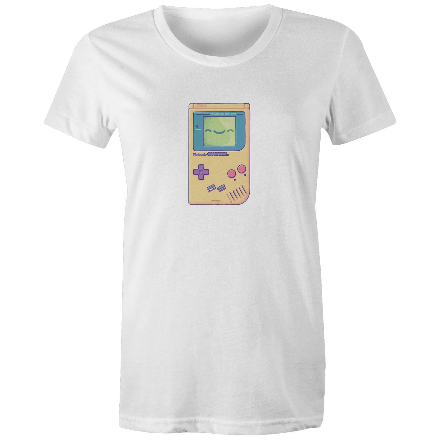update alt-text with template Glad you Game - Women's Organic Tee- Cool Graphic T-Shirts- Retro T-Shirts - Nostalgia Threads