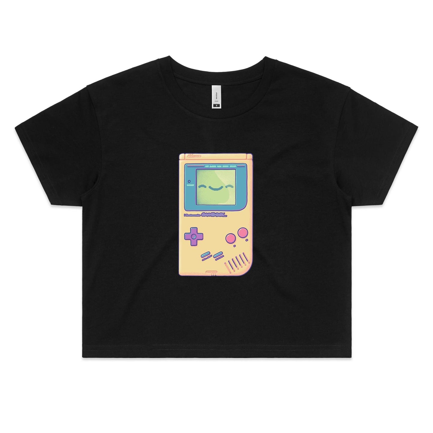 update alt-text with template Glad you Game - Women's Crop Tee- Cool Graphic T-Shirts- Retro T-Shirts - Nostalgia Threads