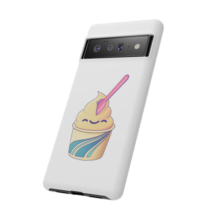 Cute Ice Cream Phone Case, Soft Serve Cup Cover, Fun Gift for Ice Cream Lovers, Summer Vibe Accessory, Adorable Cell Phone Protection