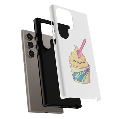 Cute Ice Cream Phone Case, Soft Serve Cup Cover, Fun Gift for Ice Cream Lovers, Summer Vibe Accessory, Adorable Cell Phone Protection