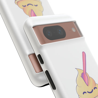 Cute Ice Cream Phone Case, Soft Serve Cup Cover, Fun Gift for Ice Cream Lovers, Summer Vibe Accessory, Adorable Cell Phone Protection