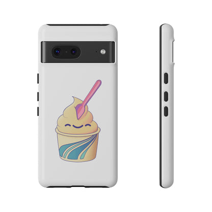 Cute Ice Cream Phone Case, Soft Serve Cup Cover, Fun Gift for Ice Cream Lovers, Summer Vibe Accessory, Adorable Cell Phone Protection