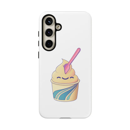 Cute Ice Cream Phone Case, Soft Serve Cup Cover, Fun Gift for Ice Cream Lovers, Summer Vibe Accessory, Adorable Cell Phone Protection