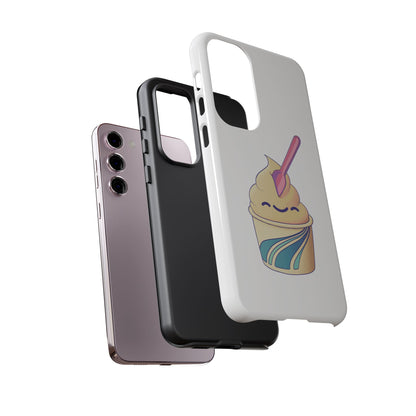 Cute Ice Cream Phone Case, Soft Serve Cup Cover, Fun Gift for Ice Cream Lovers, Summer Vibe Accessory, Adorable Cell Phone Protection
