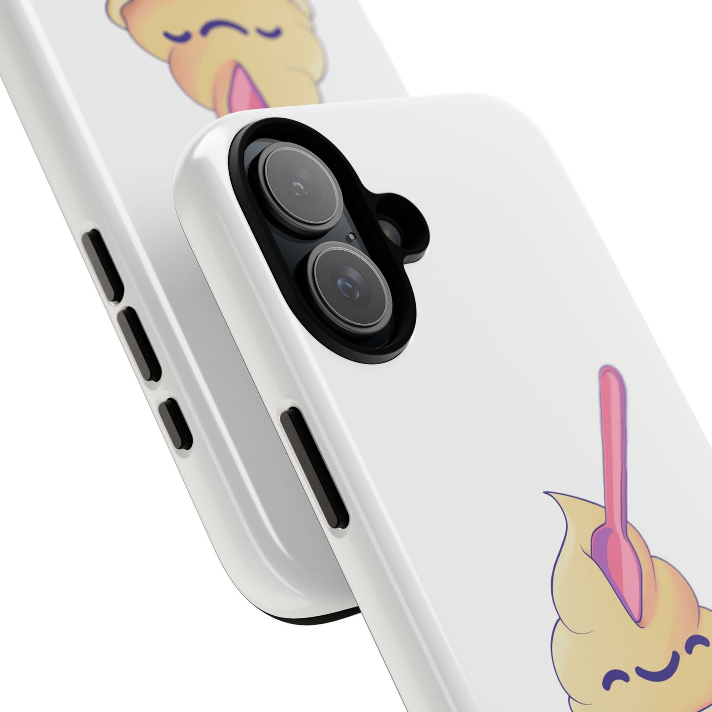 Cute Ice Cream Phone Case, Soft Serve Cup Cover, Fun Gift for Ice Cream Lovers, Summer Vibe Accessory, Adorable Cell Phone Protection