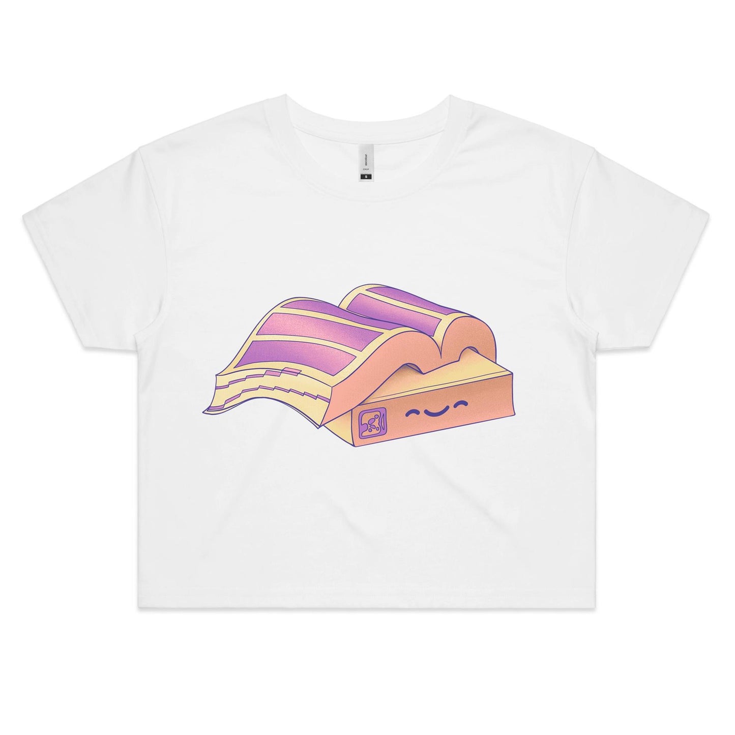 Book in the Day - Women's Crop Tee