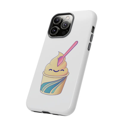 Cute Ice Cream Phone Case, Soft Serve Cup Cover, Fun Gift for Ice Cream Lovers, Summer Vibe Accessory, Adorable Cell Phone Protection