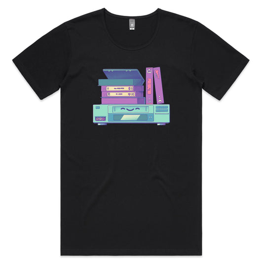 Get a Movie On - Men's Scoop Tee- Cool Graphic T-Shirts- Retro T-Shirts - Nostalgia Threads